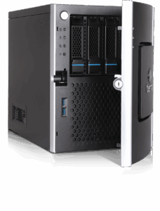 Hochwertiger Server mit RAID, USB und fortschrittlicher Hardware für Unternehmen.